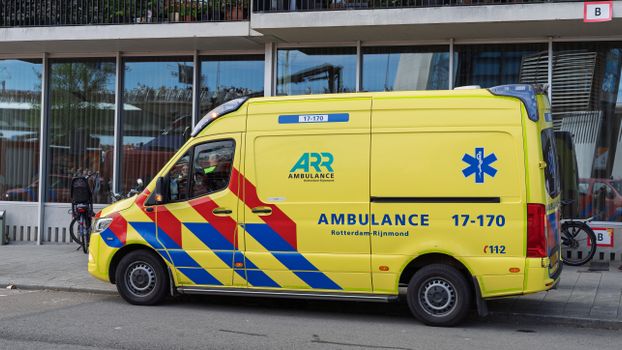 Ambulance ter plaatse bij een incident